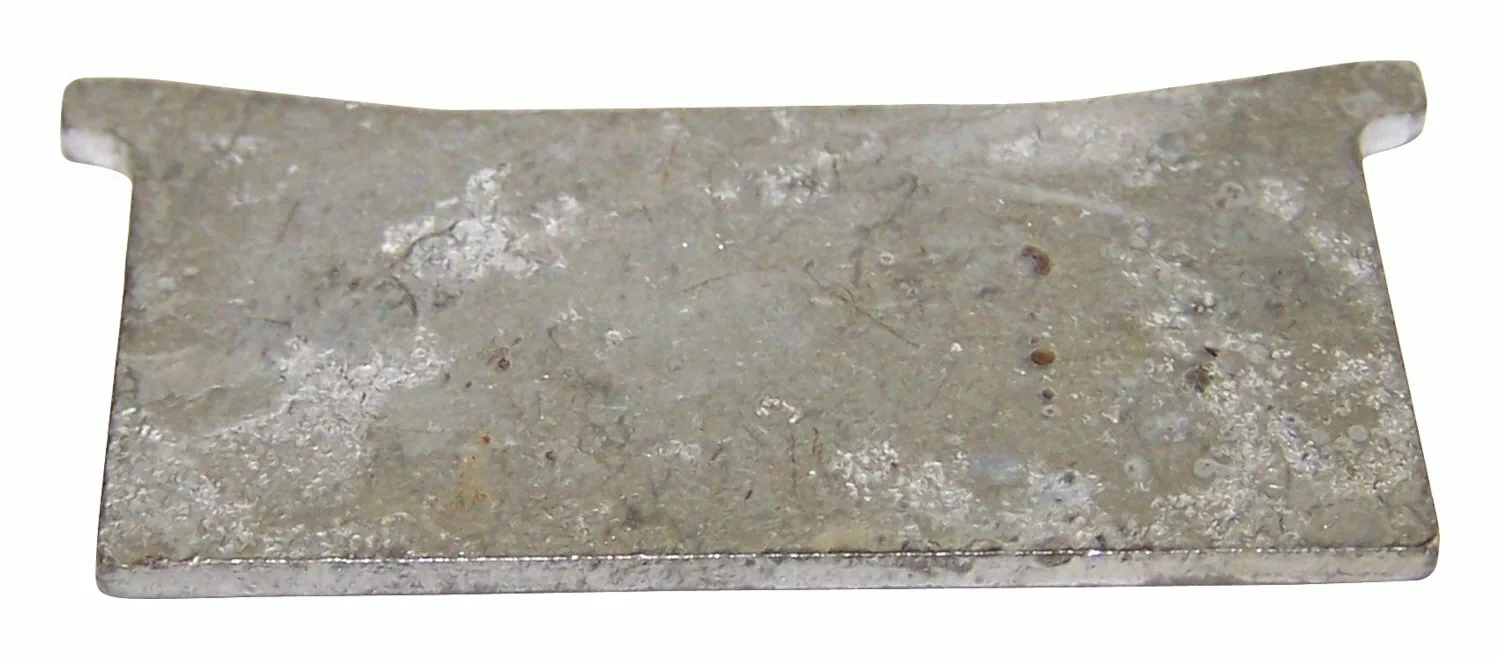 Vintage - Metal Unpainted Lock Plate - J0937458